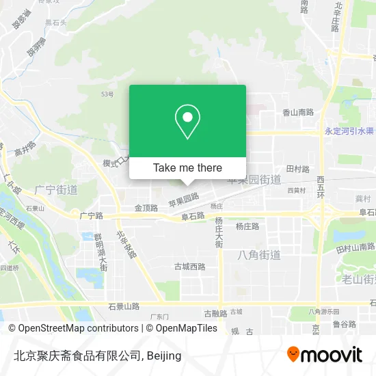 北京聚庆斋食品有限公司 map