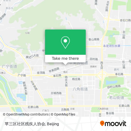 苹三区社区残疾人协会 map