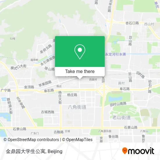 金鼎园大学生公寓 map