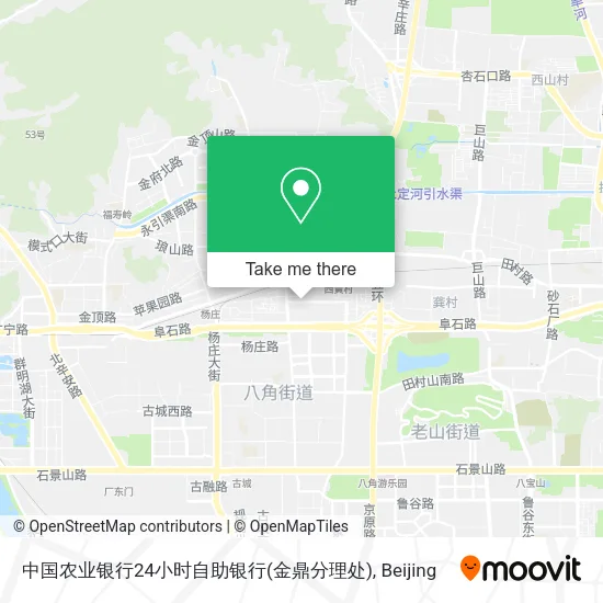 中国农业银行24小时自助银行(金鼎分理处) map