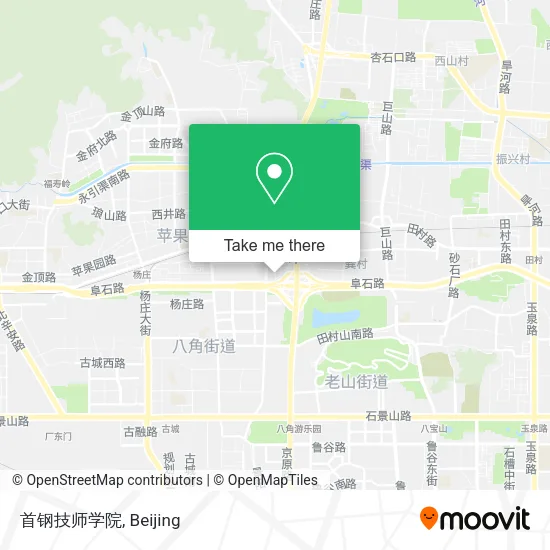 首钢技师学院 map