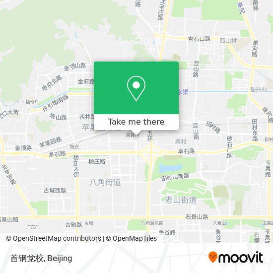 首钢党校 map