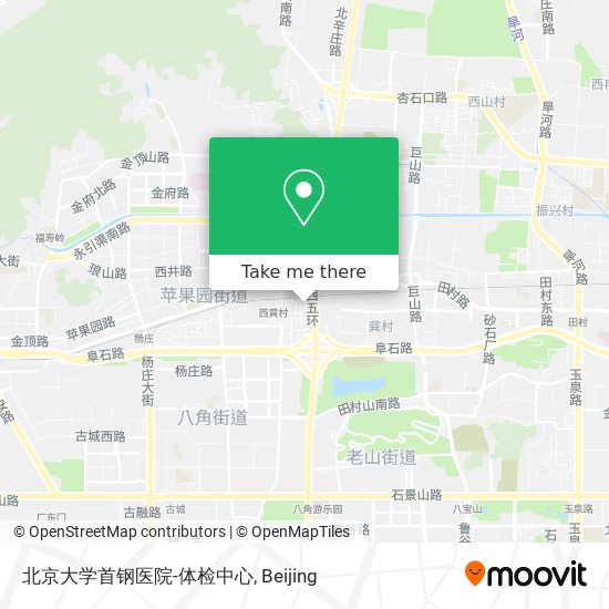 北京大学首钢医院-体检中心 map