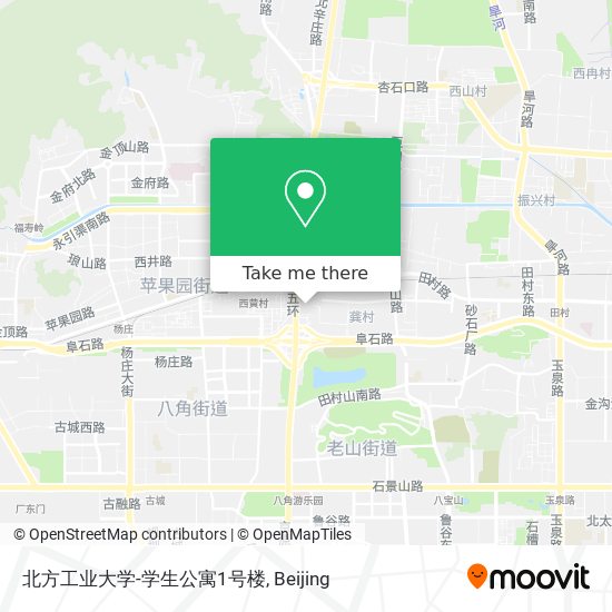 北方工业大学-学生公寓1号楼 map