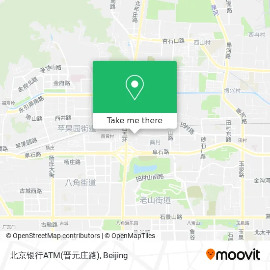 北京银行ATM(晋元庄路) map