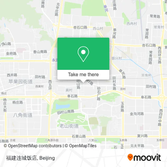 福建连城饭店 map
