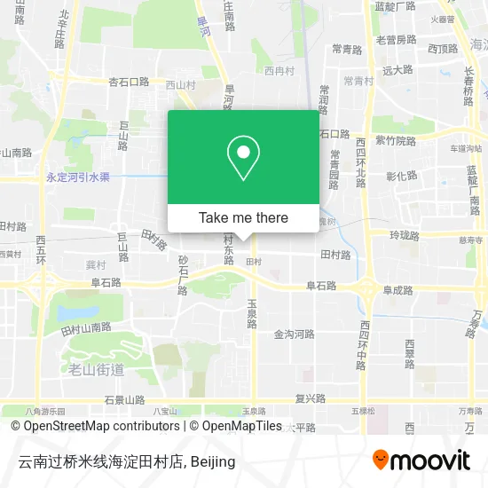 云南过桥米线海淀田村店 map