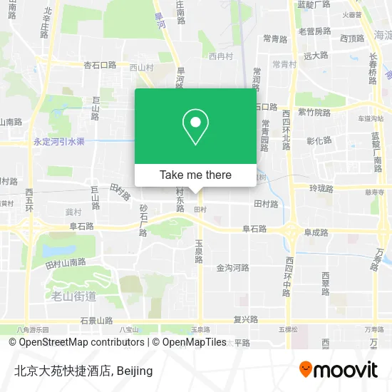 北京大苑快捷酒店 map