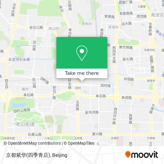 京都紫华(四季青店) map