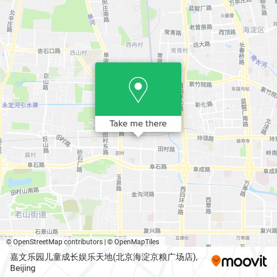 嘉文乐园儿童成长娱乐天地(北京海淀京粮广场店) map