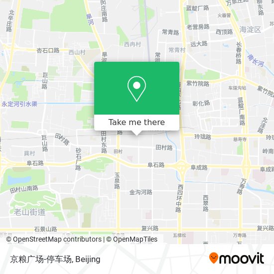 京粮广场-停车场 map