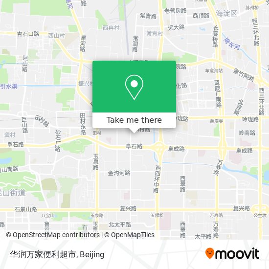 华润万家便利超市 map