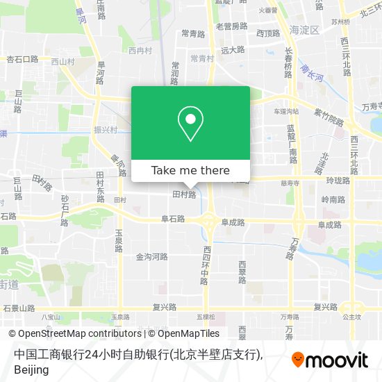 中国工商银行24小时自助银行(北京半壁店支行) map