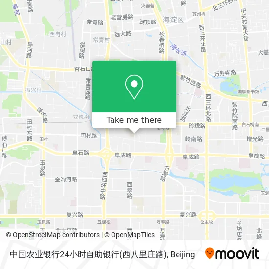 中国农业银行24小时自助银行(西八里庄路) map