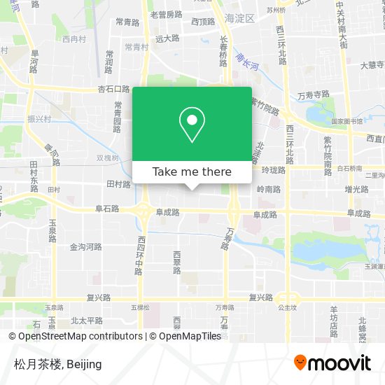 松月茶楼 map