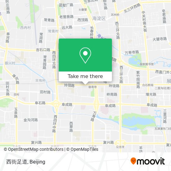 西街足道 map