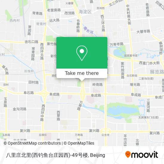 八里庄北里(西钓鱼台庄园西)-49号楼 map