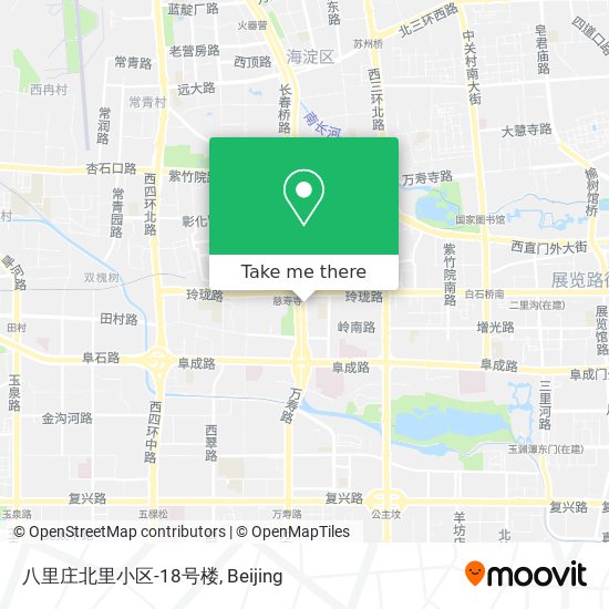 八里庄北里小区-18号楼 map