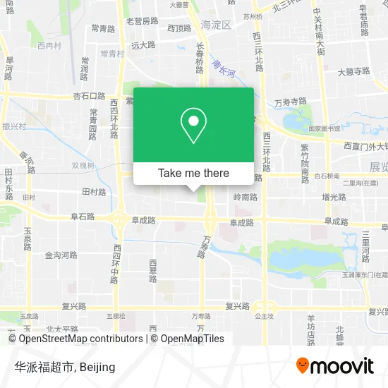 华派福超市 map