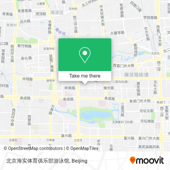 北京海实体育俱乐部游泳馆 map