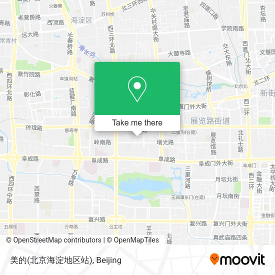 美的(北京海淀地区站) map