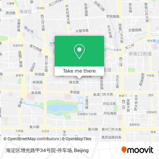 海淀区增光路甲34号院-停车场 map
