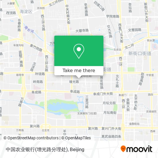 中国农业银行(增光路分理处) map