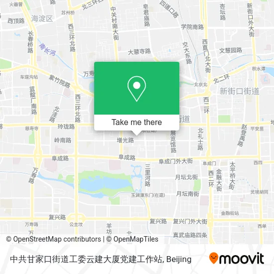中共甘家口街道工委云建大厦党建工作站 map