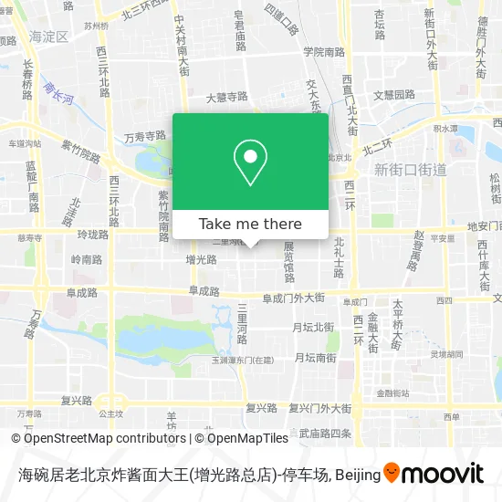 海碗居老北京炸酱面大王(增光路总店)-停车场 map
