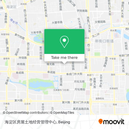 海淀区房屋土地经营管理中心 map