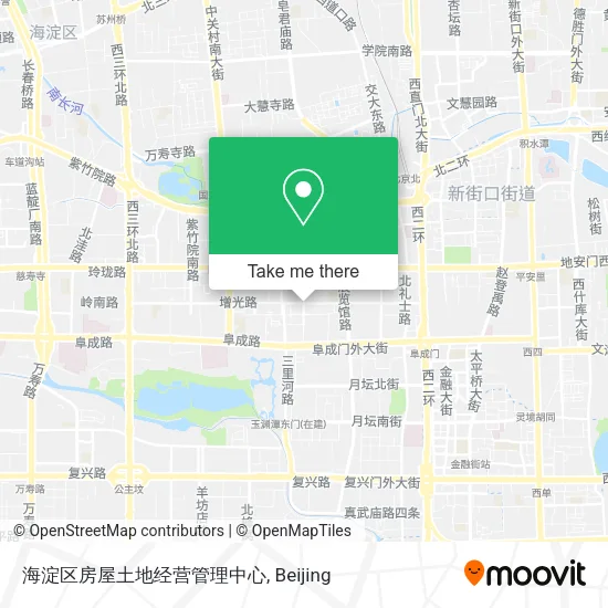 海淀区房屋土地经营管理中心 map