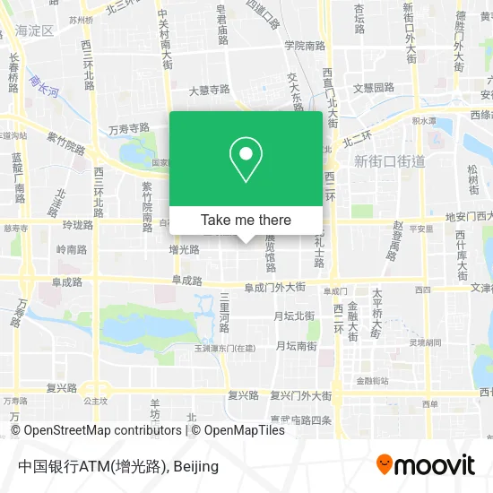 中国银行ATM(增光路) map