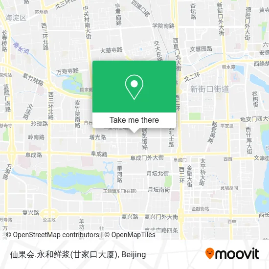 仙果会.永和鲜浆(甘家口大厦) map