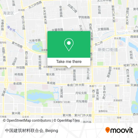 中国建筑材料联合会 map