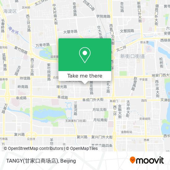 TANGY(甘家口商场店) map