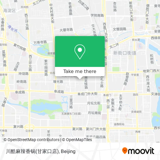 川酷麻辣香锅(甘家口店) map
