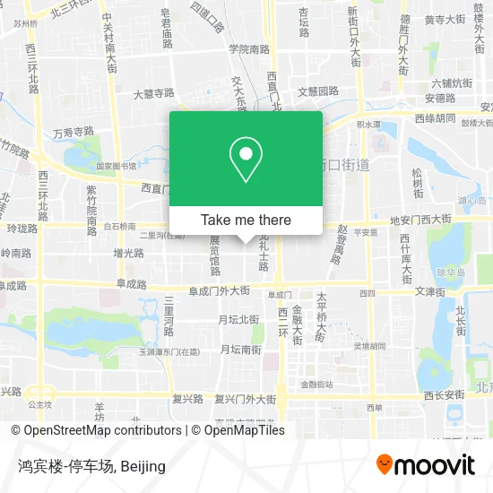 鸿宾楼-停车场 map