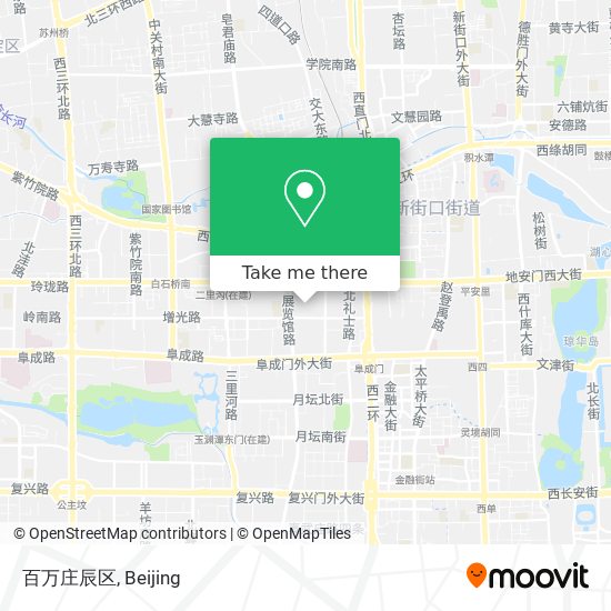 百万庄辰区 map