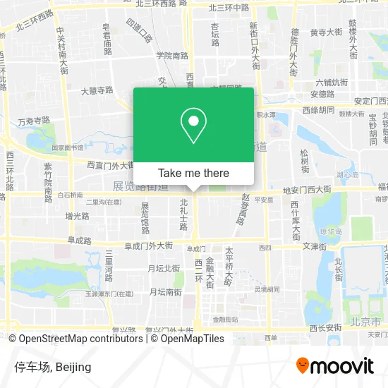 停车场 map