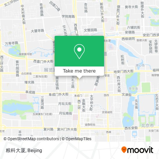 粮科大厦 map