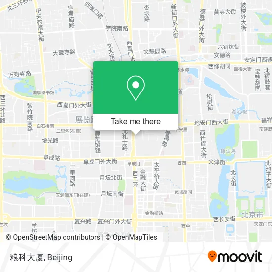粮科大厦 map