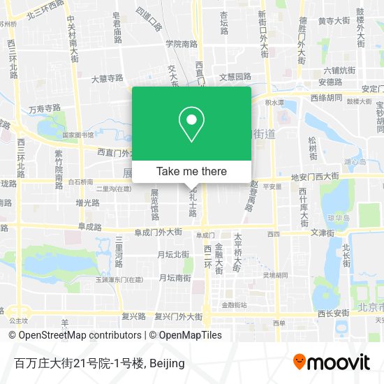 百万庄大街21号院-1号楼 map
