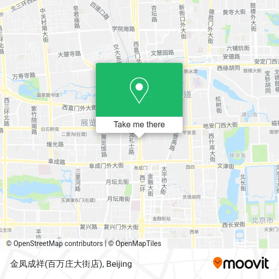 金凤成祥(百万庄大街店) map
