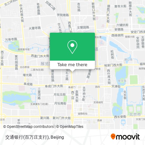 交通银行(百万庄支行) map