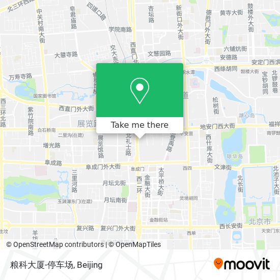 粮科大厦-停车场 map
