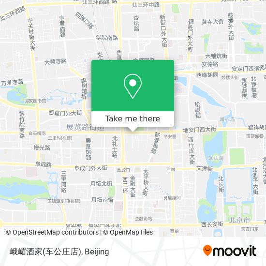 峨嵋酒家(车公庄店) map