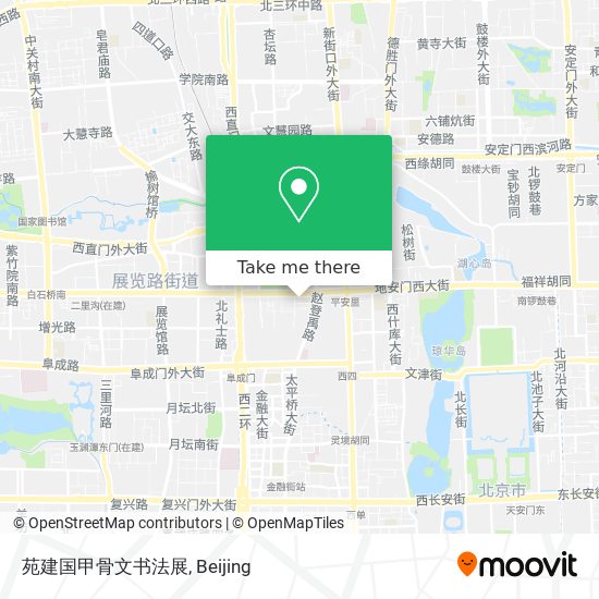 苑建国甲骨文书法展 map
