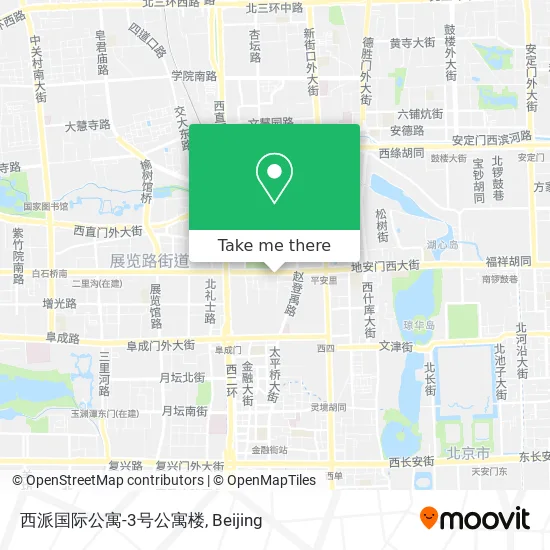 西派国际公寓-3号公寓楼 map