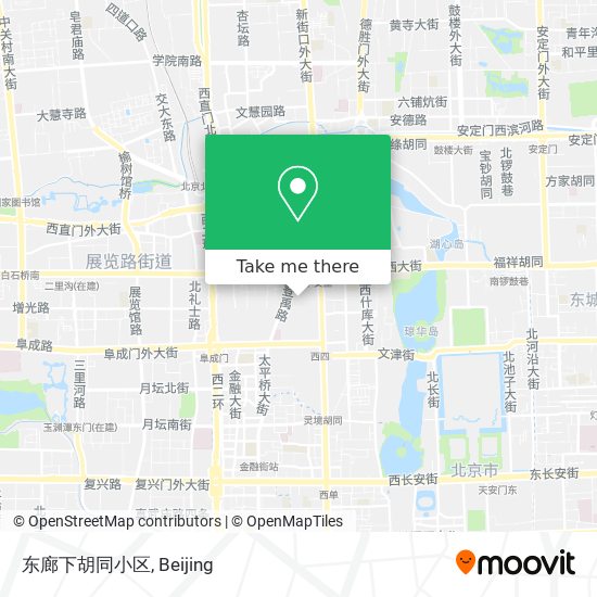 东廊下胡同小区 map
