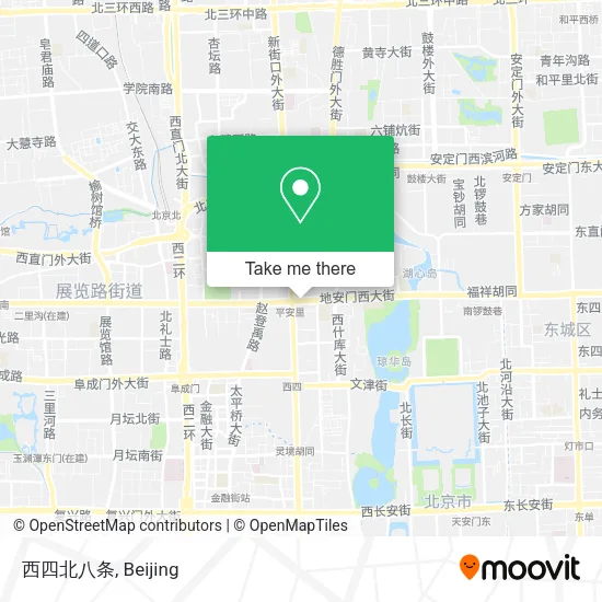 西四北八条 map